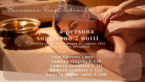 2025 hotel 2 mari benessere riequilibrante 2 notti IN8