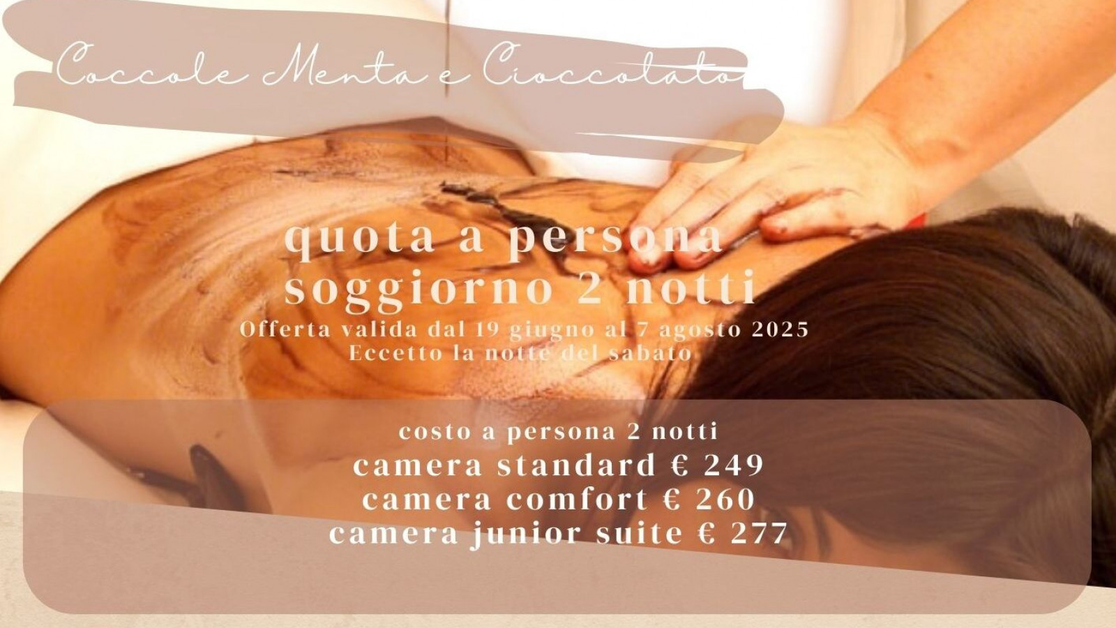 2025 hotel 2 mari coccole menta cioccolato 2 notti IN8