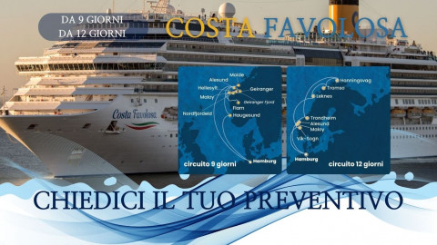 2026 costa favolosa mare del nord IN8
